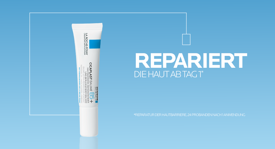 La Roche Posay Cicaplast Baume B5+ Tube. Repariert die Haut ab Tag 1. Für die Reparatur der Hautbarriere.